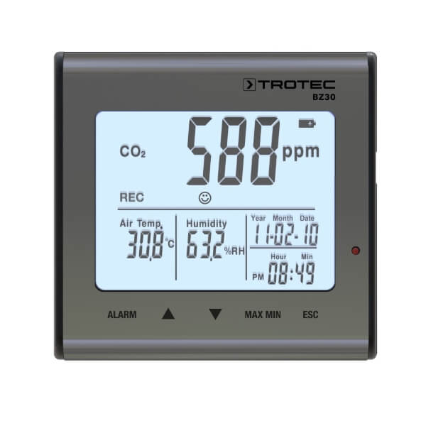 Süsihappegaasi mõõtur Trotec BZ30 CO2 mõõtja