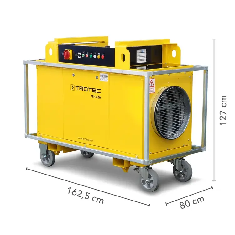 Tööstuslik mobiilne TEH 300 elektripuhur 80kW