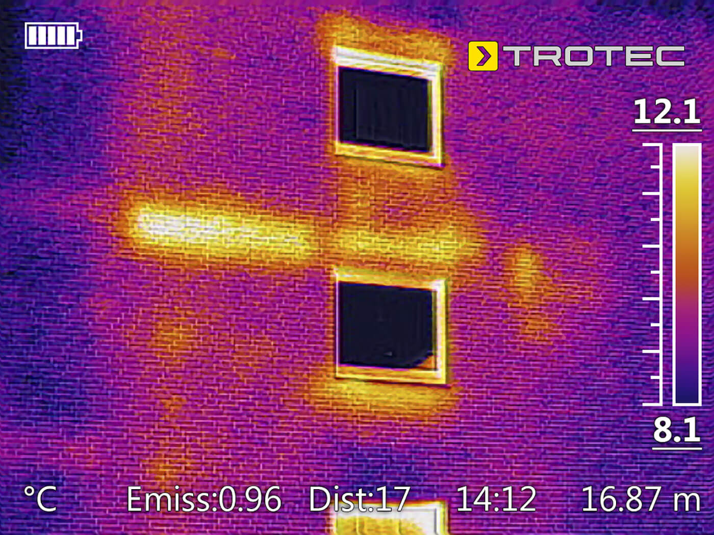 kaamera-plus-anzeige-eb80 professionaalne termokaamera