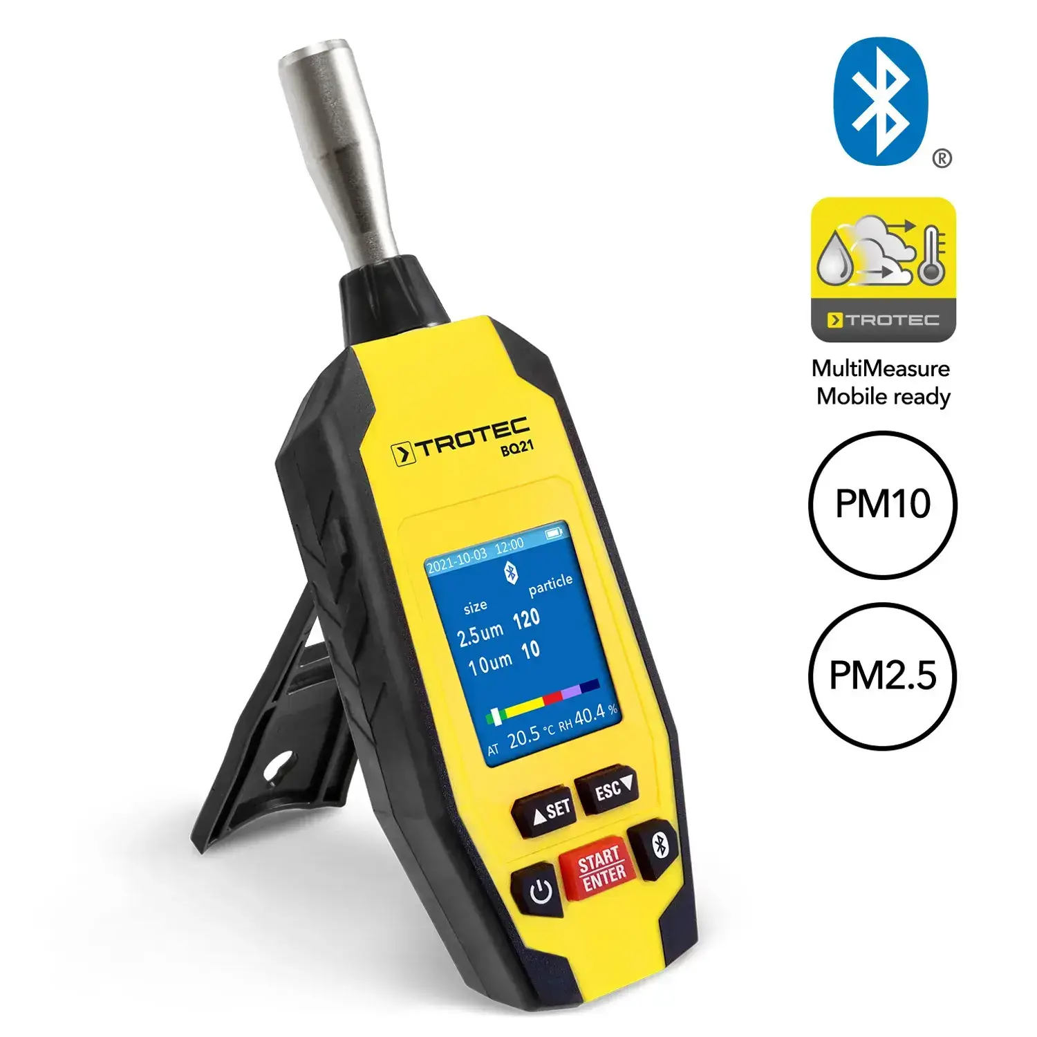 Peenosakeste mõõtja BQ21 Bluetooth®-ühendusega