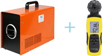 osonaator + OZ-One Itec KJS-6 osoonigeneraator (osonaator) + Trotec OZ-ONE osooni mõõtja