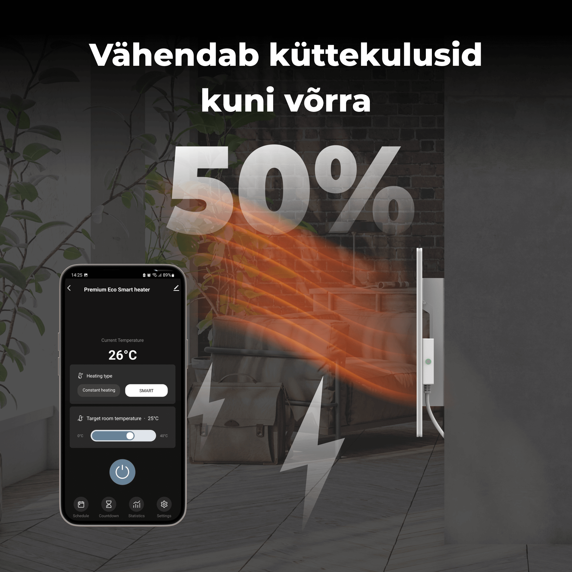 AENO Premium Eco Smart infrapuna küttepaneel