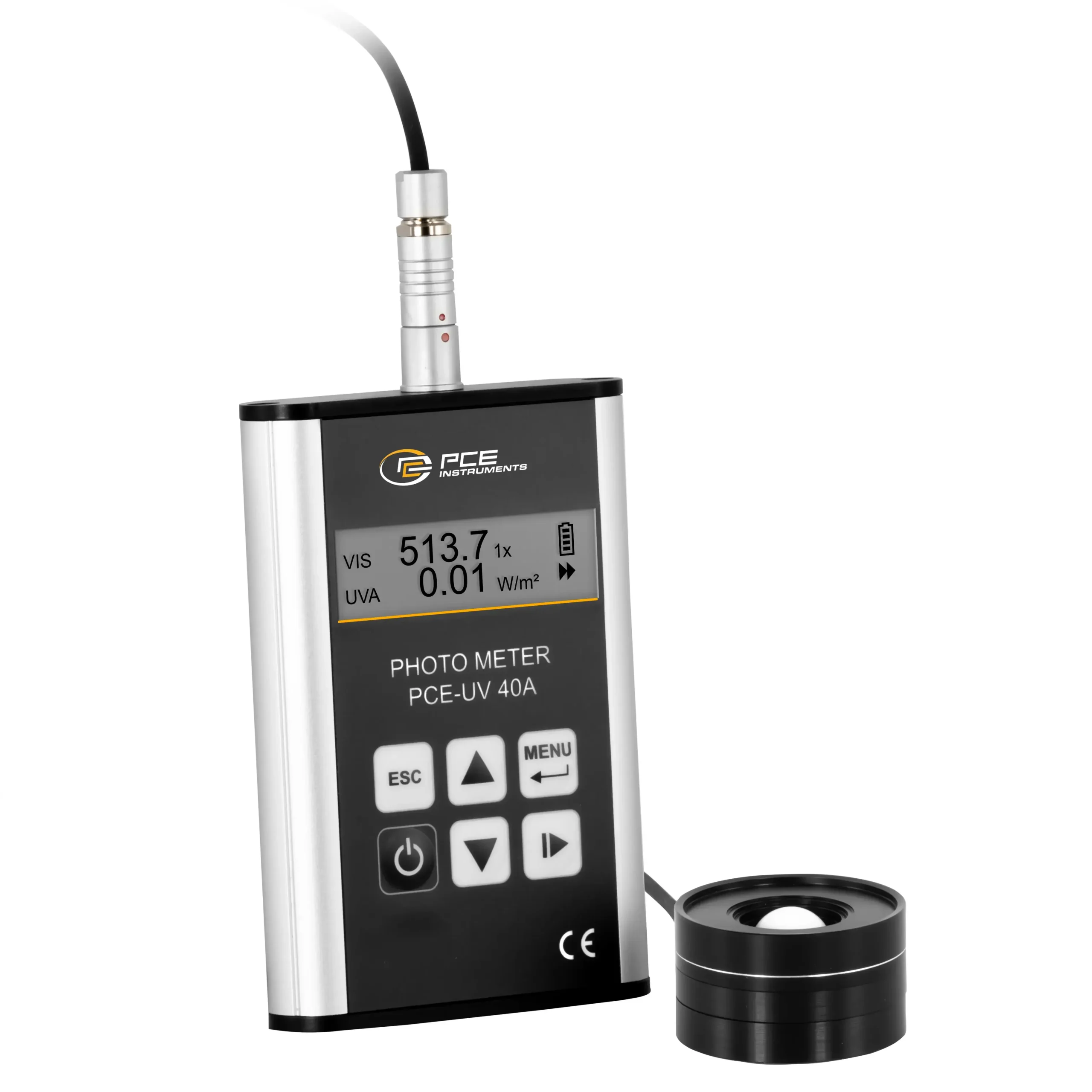 pce-instruments-uv-meter UV-mõõtur ja nähtava valguse mõõtur PCE-UV 40A