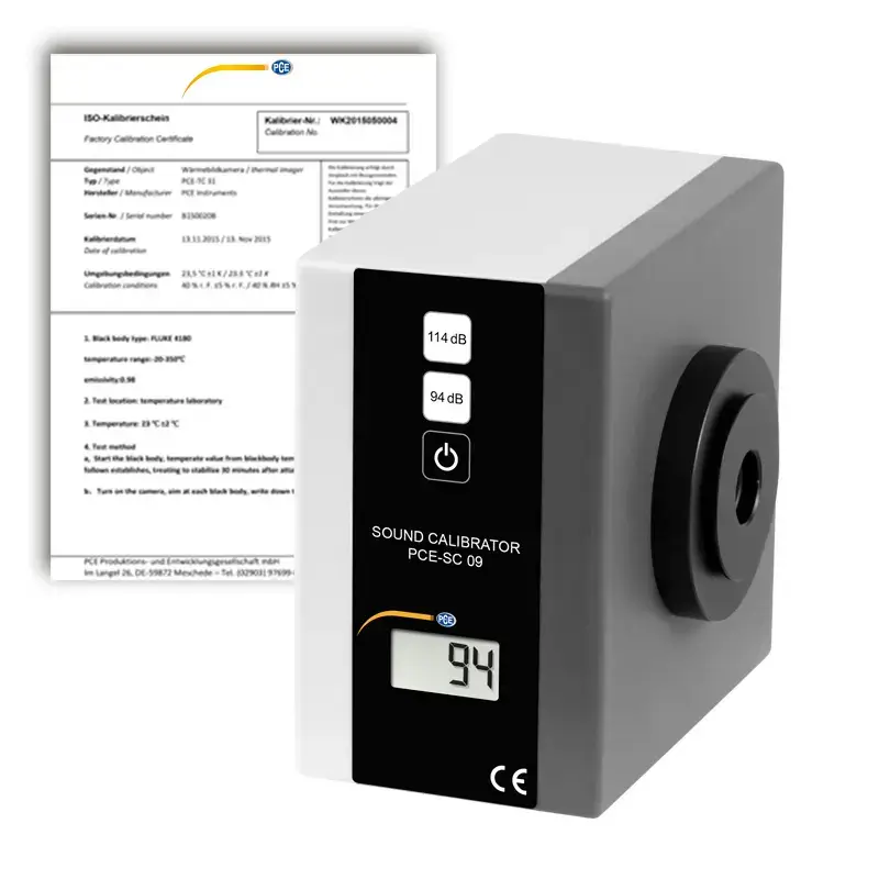 pce-instruments-klasse-i-akustischer-schall-kalibrator-pce-sc-09-ica Helikalibraator