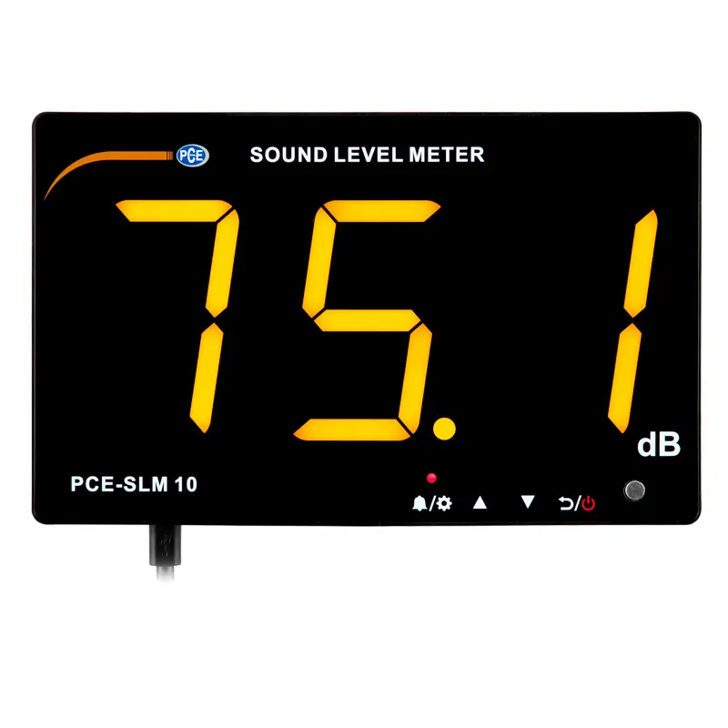 pce-instruments-laerm-arbeitslaerm-warnanzeige-pce-slm-10 Müramõõtur