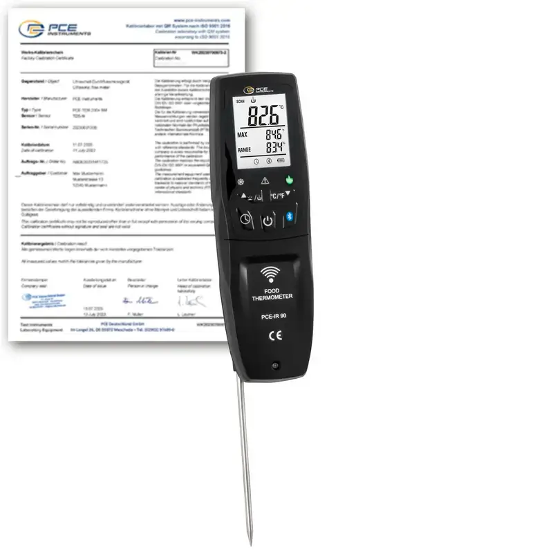 pce-instruments-stabthermometer-pce-ir-90-ica-inkl.-iso-kalibrierzertifikat Toidutermomeeter