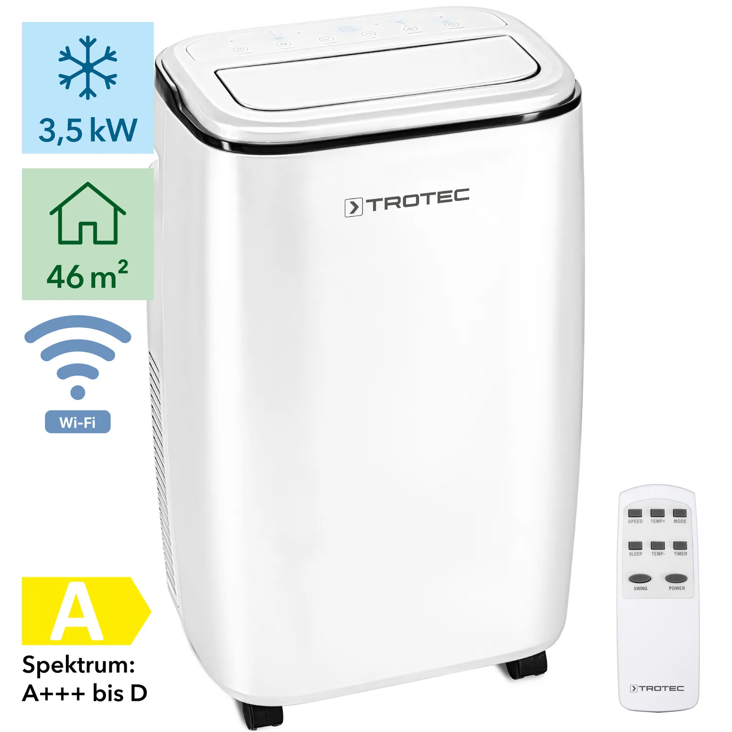 Mobiilne konditsioneer Pac 3501 wi-fi